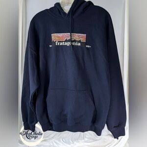 Sweatshirt Funny College Frat Sweatshirt size Large hoodie Fratagonia